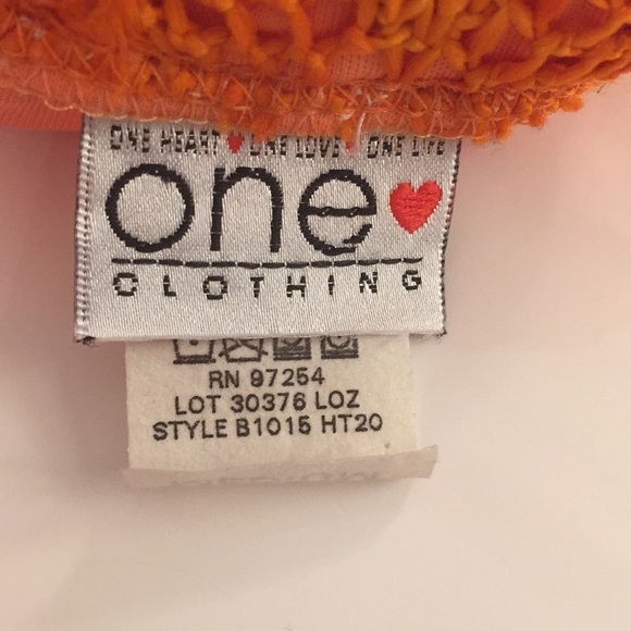 SOLD - One Clothing Orange Knit Skirt Medium - Picture 8 of 9